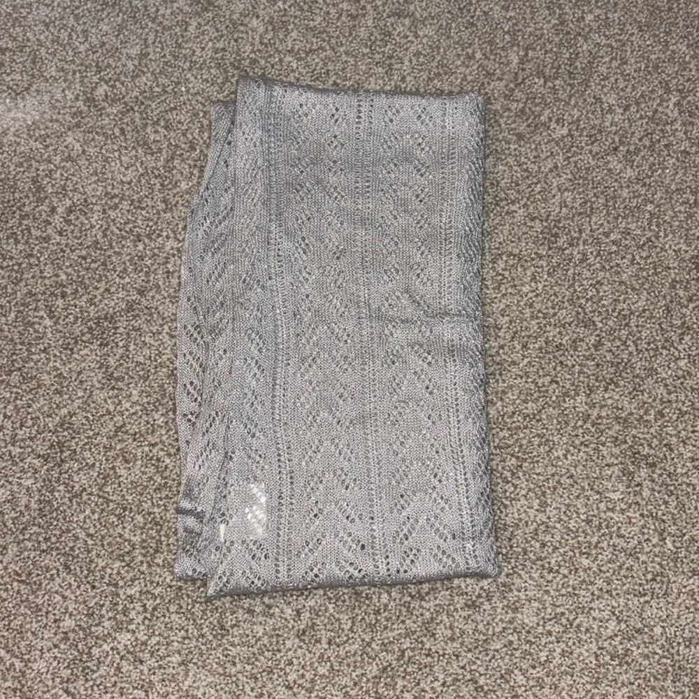 Silver infinity scarf